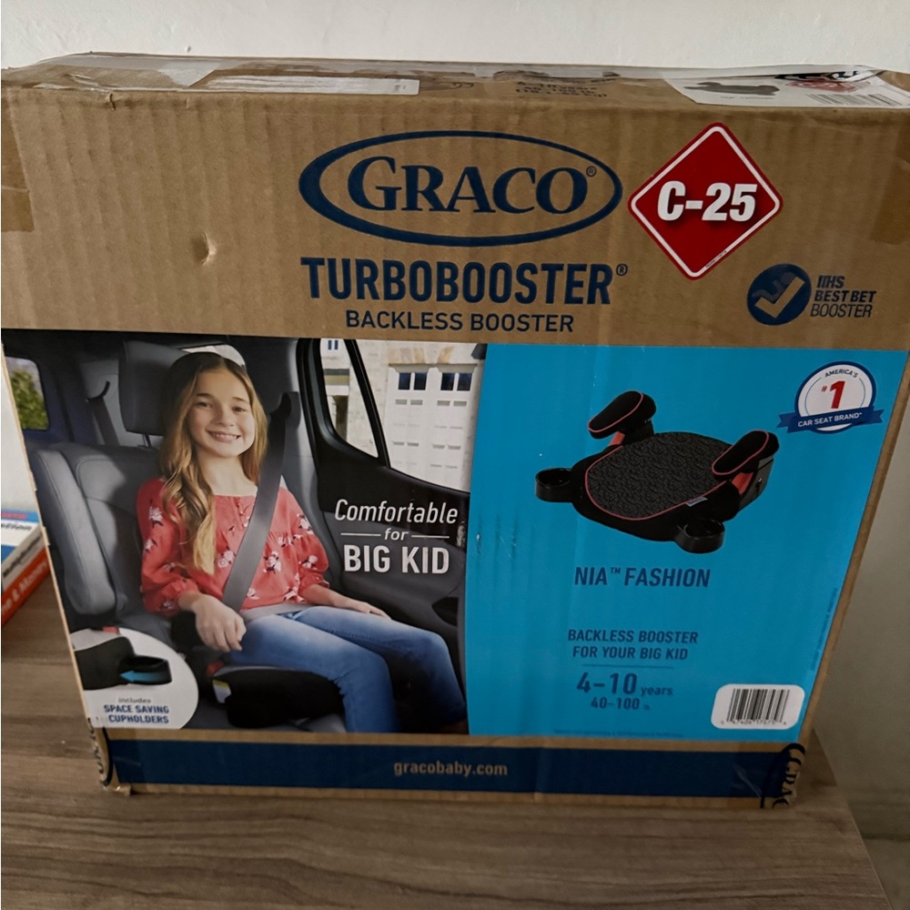 TurboBooster Backless Booster Seat - Nia